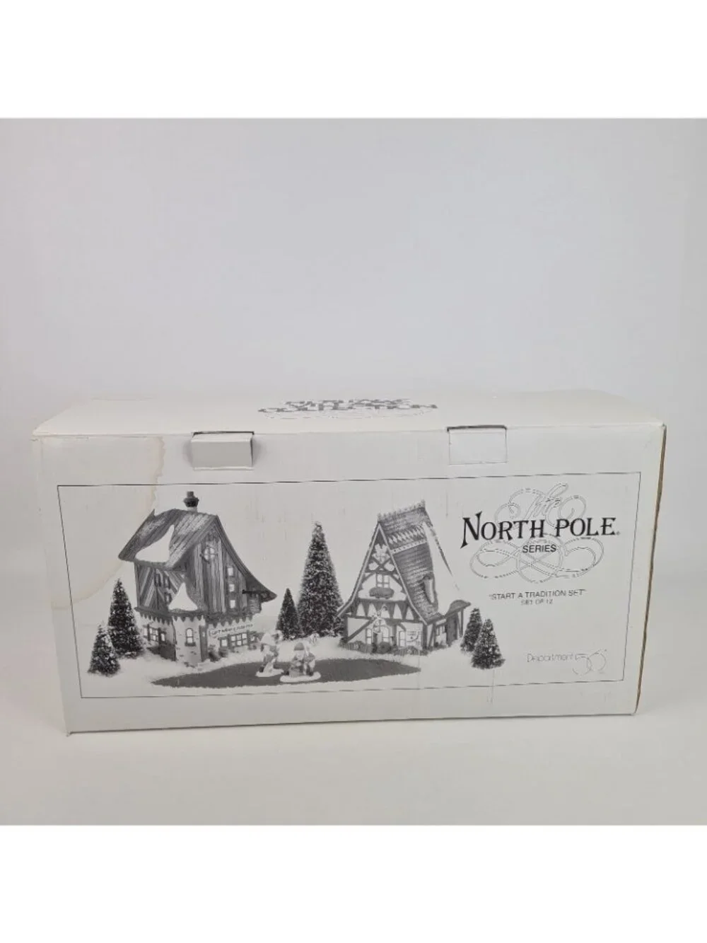 Department 56 Candy Cane Shop 56390 North Pole Start A Tradition Set Christmas